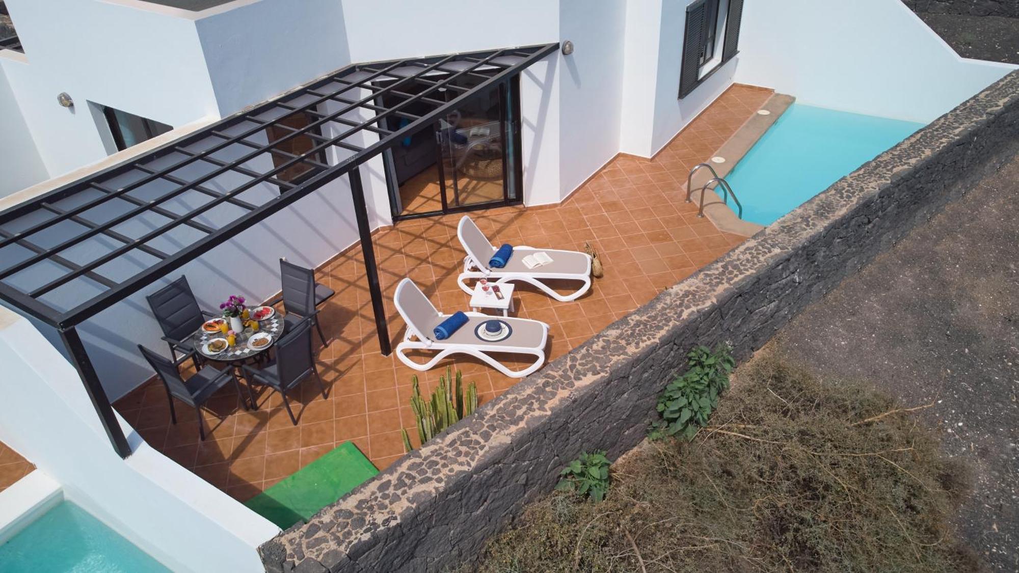 Ferienhaus Maria De Timanfaya - Sea And Mountains Views, Pool, Wifi, 15 Minutes Walk To Marina Rubicon Playa Blanca (Lanzarote)